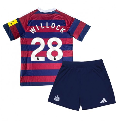 Dětský fotbalový dres Newcastle United Joe Willock #28 2024-25 Venkovní Krátký Rukáv (+ trenýrky)